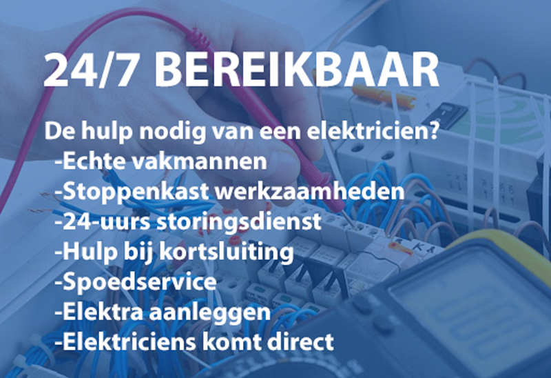 Elektricien 247 bereikbaar